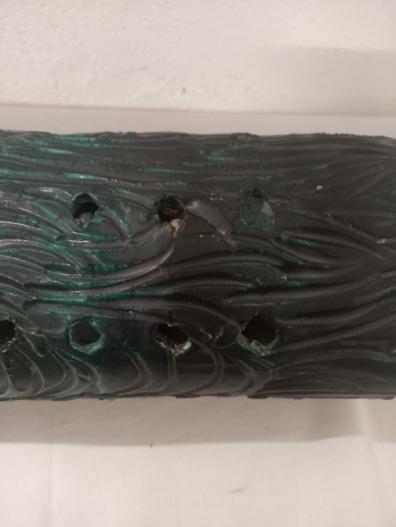 Image 1 of Vintage glazed ceramic vase