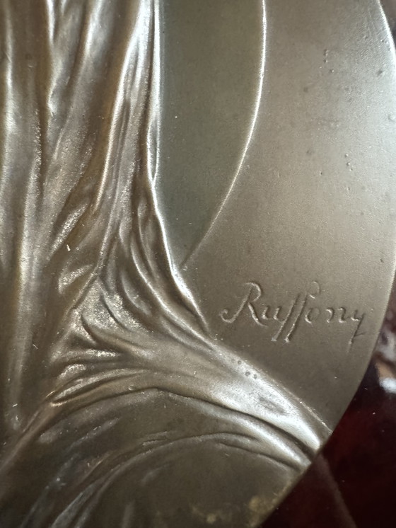 Image 1 of Icona cromata, bachelite e bronzo Art Déco