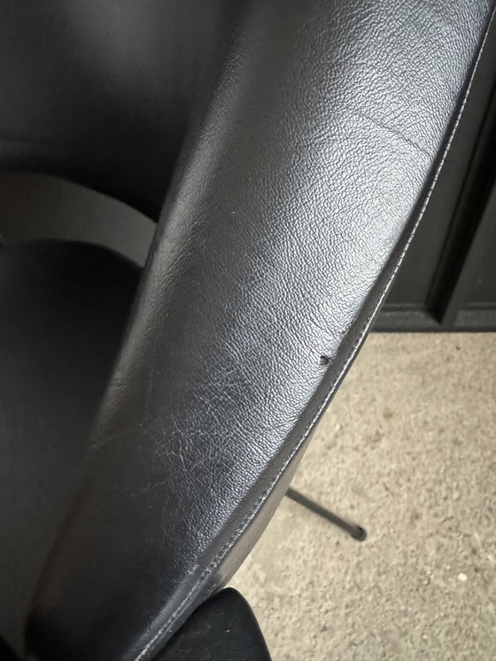 Image 1 of Black armchair from the 1950s