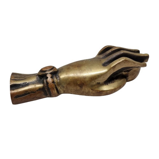 Carta pressata a mano in bronzo