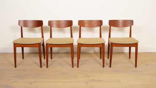 Set of 4 dining chairs | Casala | Teak
