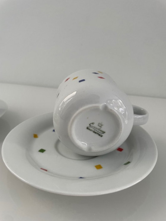 Image 1 of Vintage Eversberg cup and saucer set postmodern style