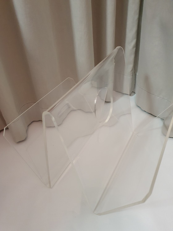 Image 1 of Magazine rack Plexi Vintage 80s