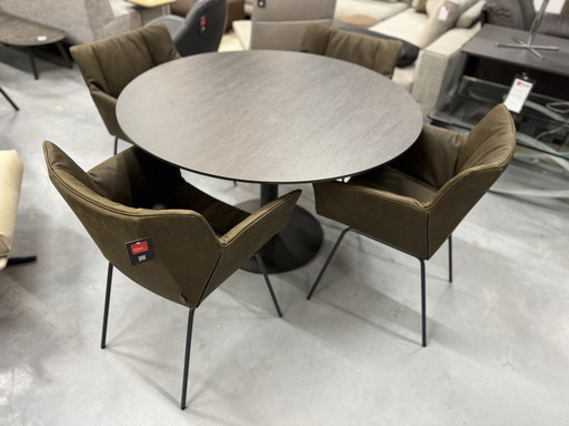 Metaform Orfis Dining Table Round 120 Ceramic