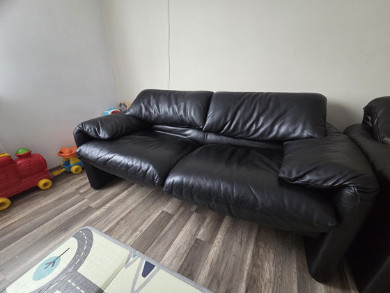 Image 1 of Leder Sofa cassina maralungana