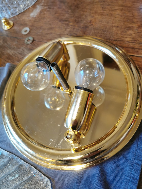 Image 1 of Murano ijsglazen plafond- of wandlamp