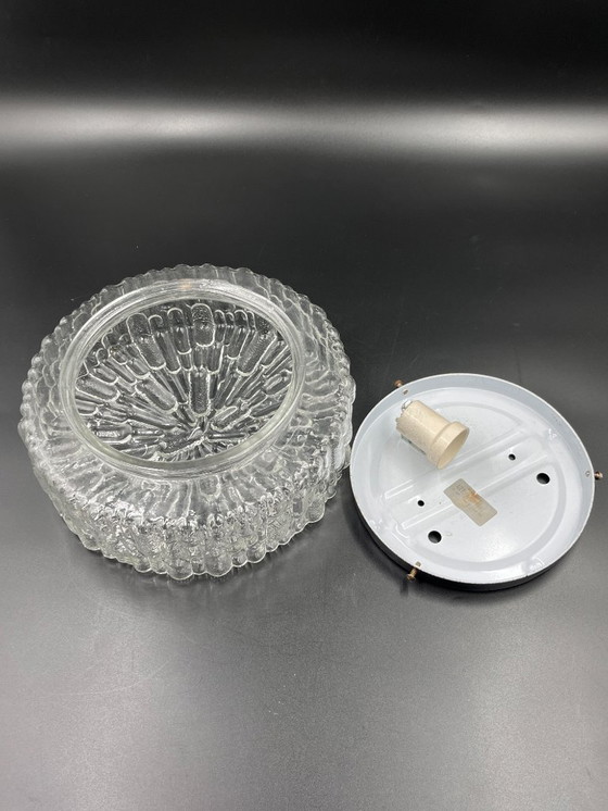 Image 1 of Massive molded glass ceiling light