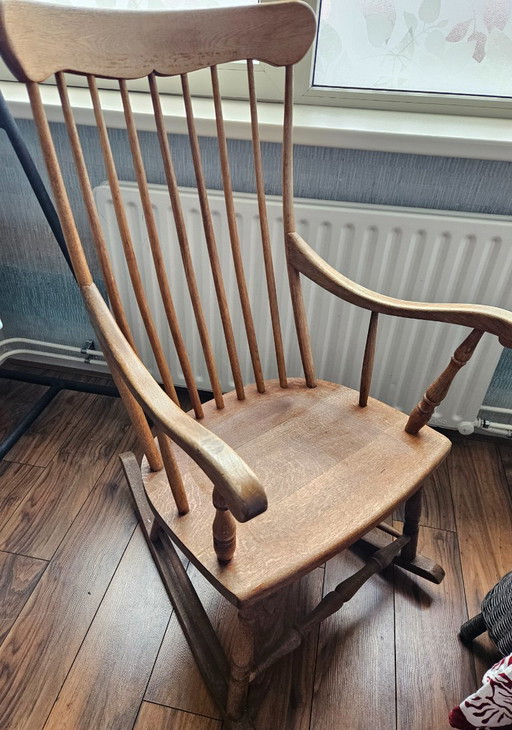 Sedia a dondolo Mid Century