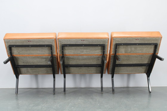Image 1 of 1970er Brevetti IPE Satz von drei seltenen umwandelbaren Loungesesseln, Italien