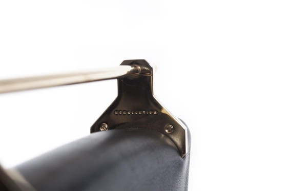 Image 1 of M2malletier, pochette La Fleur du Mal in pelle nera.