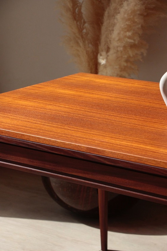 Image 1 of Vintage Teak & Afromosia Dining Table – Extendable Scandinavian Design
