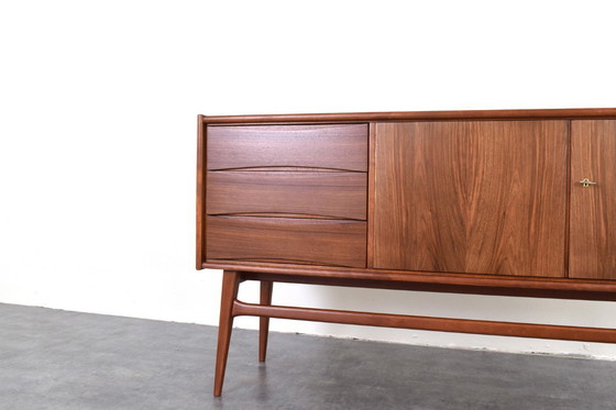 Image 1 of Mid-Century Polish Walnut Sideboard, 1960s.