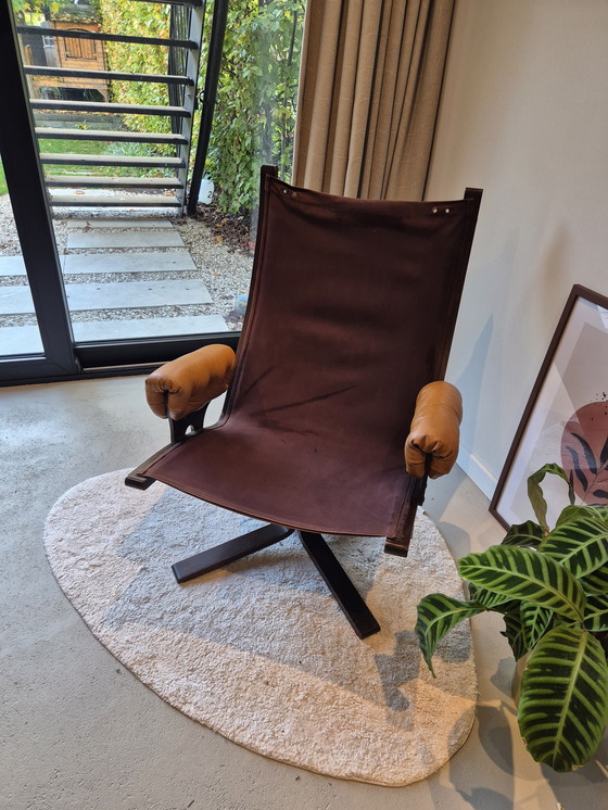 Image 1 of Prachtige Siesta fauteuil, ontworpen door de bekende Noorse ontwerper Ingmar Relling voor Westnova. Ergens tussen 1960-1970.
