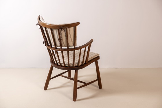 Image 1 of Ove Boldt Windsor Armchair Model 1638, Fritz Hansen 1940s