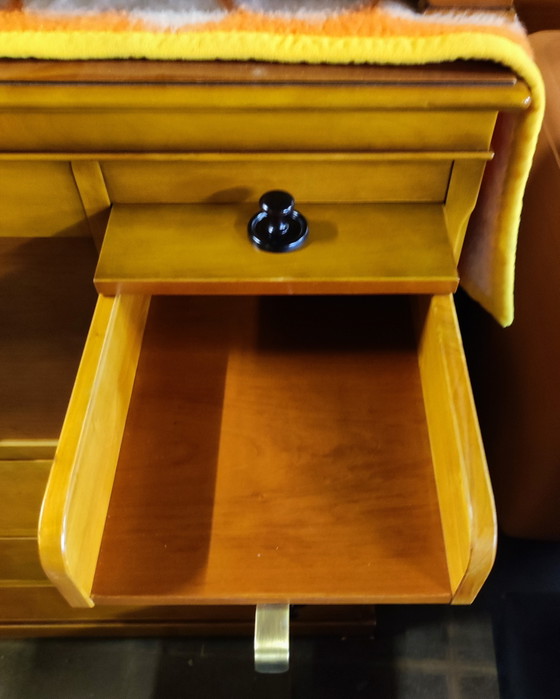 Secretaire + 2 kastjes met werkblad, rolluiken en lades – Kasten, Wood (photo 5 of 8)