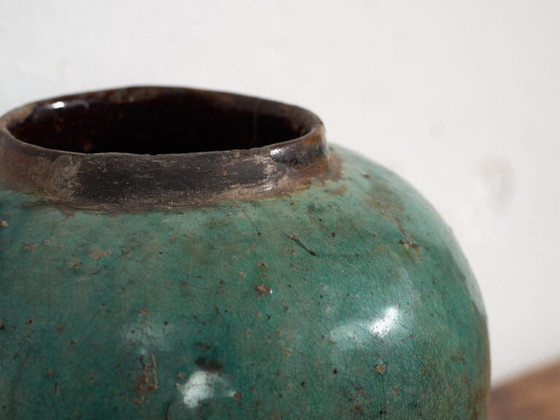 Antieke smaragdgroene vaas (ca. 1820) #13 – Vazen (photo 19 of 28)