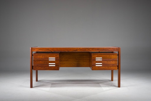 Bureau danois moderne du milieu du siècle en palissandre de Dyrlund, années 1960