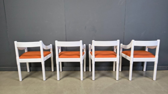 Image 1 of Conjunto de 4 sillones Carimate de Vico Magistretti, década de 1960.