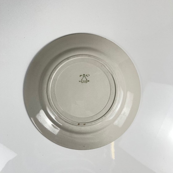 Image 1 of Piatto rotondo "L'alveare", Moulins Des Loups, XX secolo