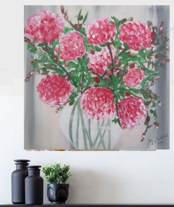 Image 1 of Flowers in Vase Painting (5)