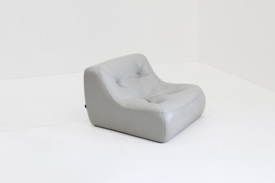 Image 1 of Kali Design Fauteuil Ligne Roset Michel Ducaroy Grijs Leder