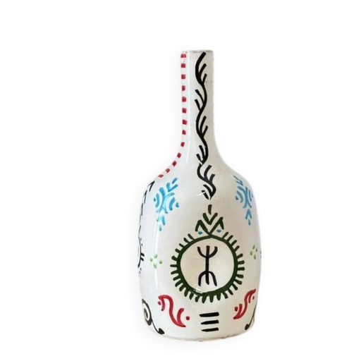 Handgefertigte Vase Amazigh Flasche Khuda
