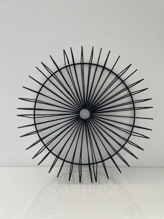 Image 1 of Frutero moderno de metal negro Ø34 cm