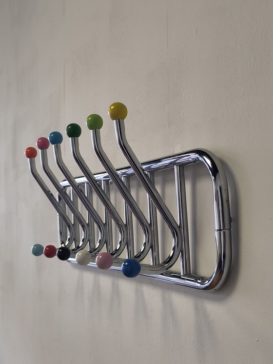 Image 1 of Vintage coat rack chrome atomic