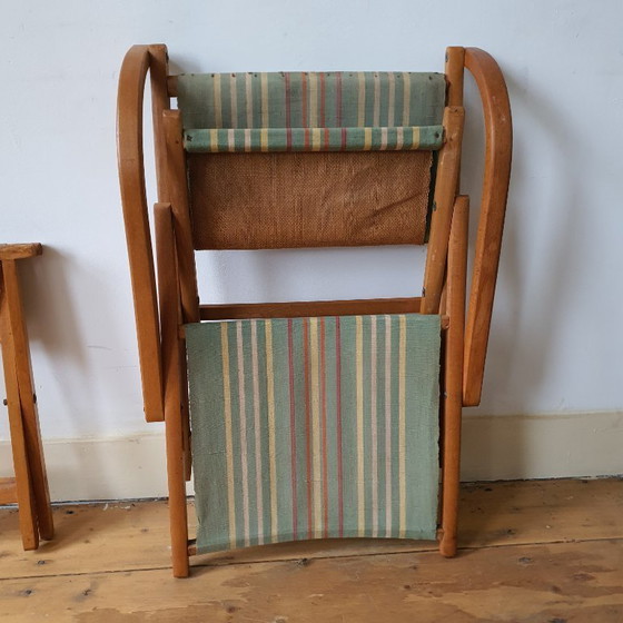 Image 1 of Chaises de plage vintage, Chaises longues