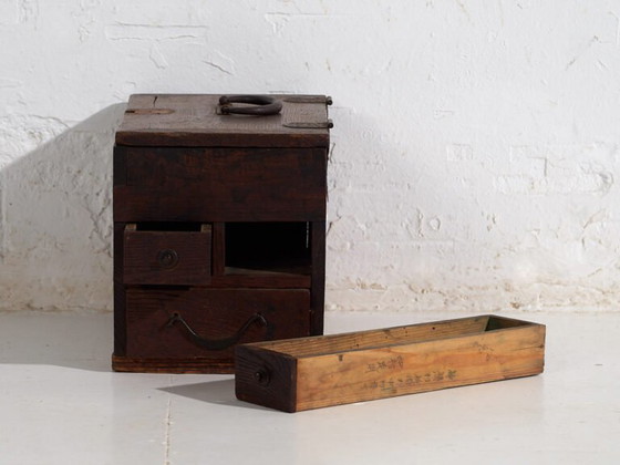 Antique Japanese box with drawers - Late Meiji Period (c. ) #25 – Chest of drawers, Wood (photo 23 of 40)