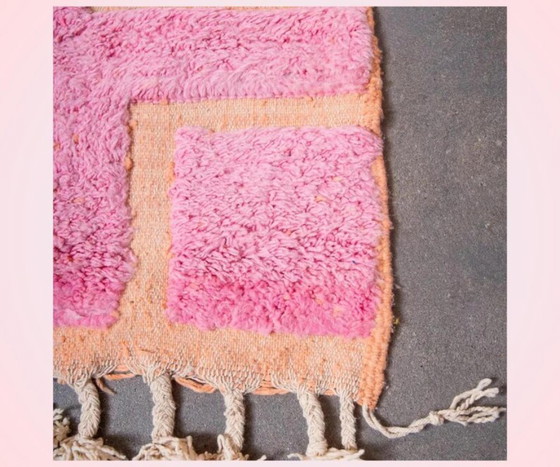 Image 1 of Tappeto berbero marocchino rosa-arancione, 200 cm x 300 cm