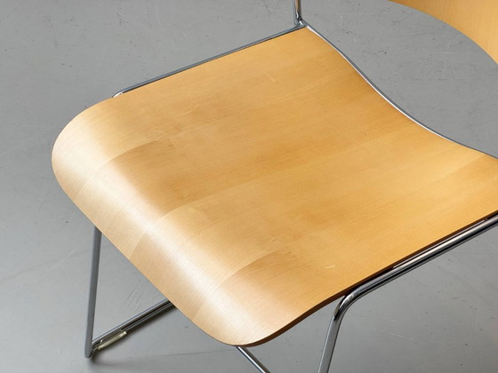 Image 1 of Set di 8 sedie disegnate da David Rowland per HOWE, modello 40/4, Danimarca.