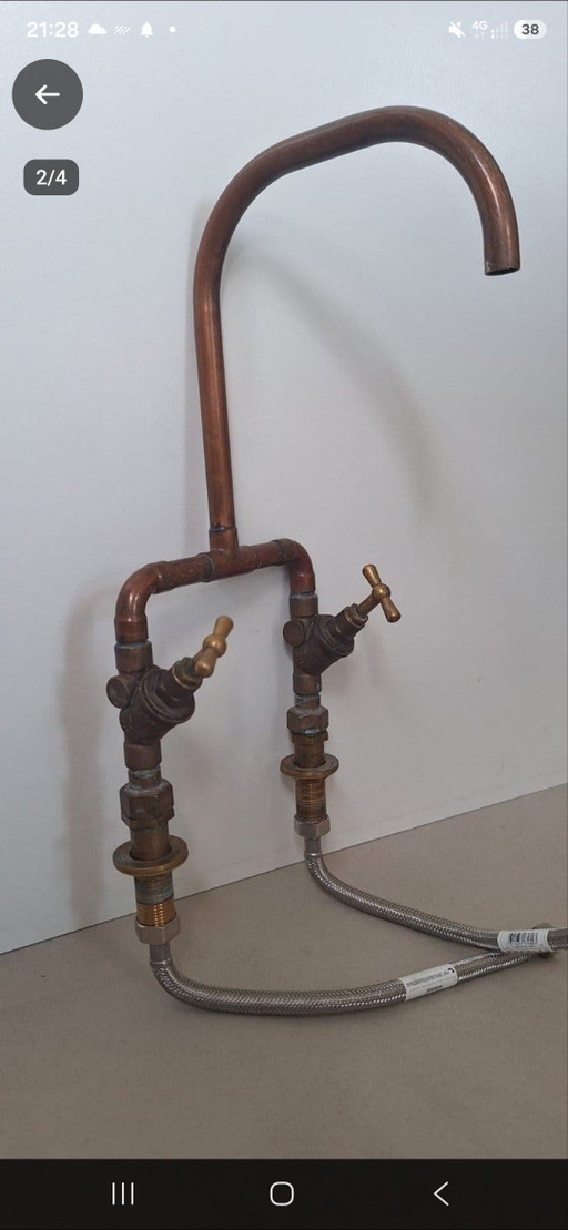 ☆☆Super Leuke Koperen Kraan ☆☆ – decoratieve objecten, Copper (photo 2 of 5)