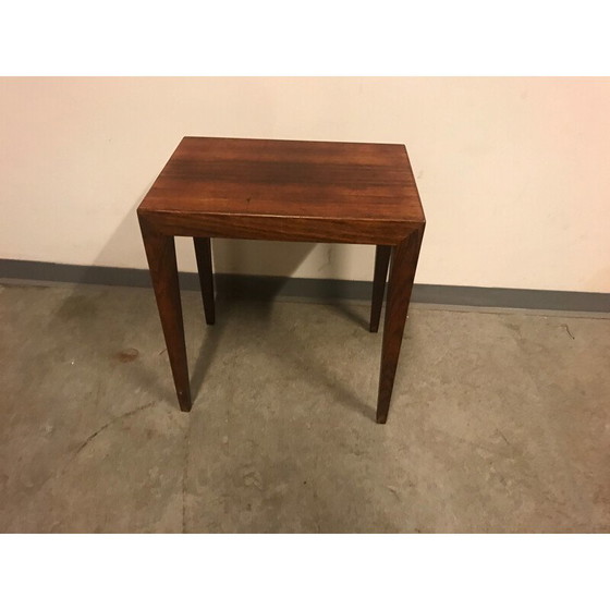 Image 1 of Vintage palissanderhouten salontafel van Severin Hansen voor Haslev Møbelsnedkeri, 1960