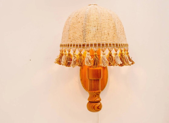 Applique scandinava anni '70 di Solbackens Svarveri in pino – Lana, Legno, Scandinavian (photo 12 of 17)