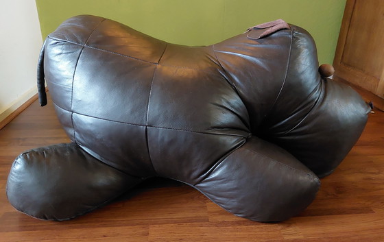 Image 1 of ORIGINAL SEVENTIES HIPPOTOTAMUS FOOTSTOOL