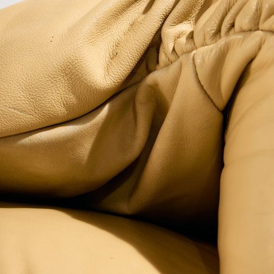 Image 1 of MK11585 Juego de cuero Maralunga de Vico Magistretti para Cassina. Juego de 3