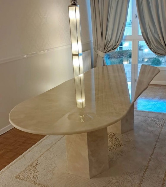 Image 1 of Marmeren tafel