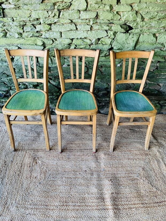 Image 1 of Set van 3 bistrostoelen
