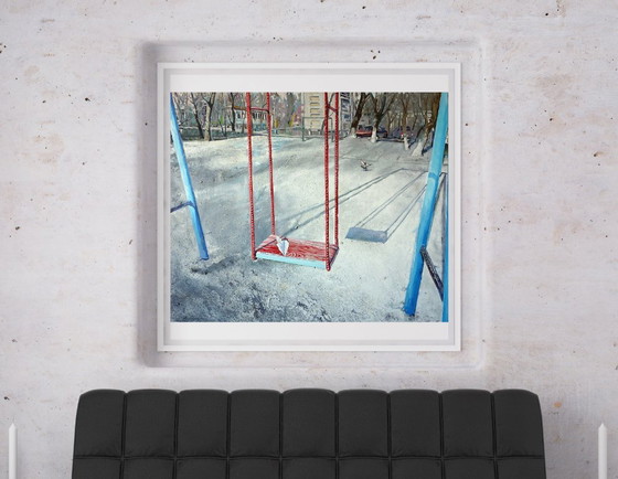 Original Oil Painting Contemporary Art City January 1 – Paintings & Drawings, Canvas (photo 3 of 7)