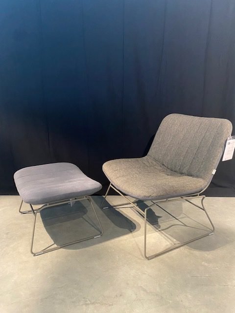 poltrona con pouf bert plantagie Draat