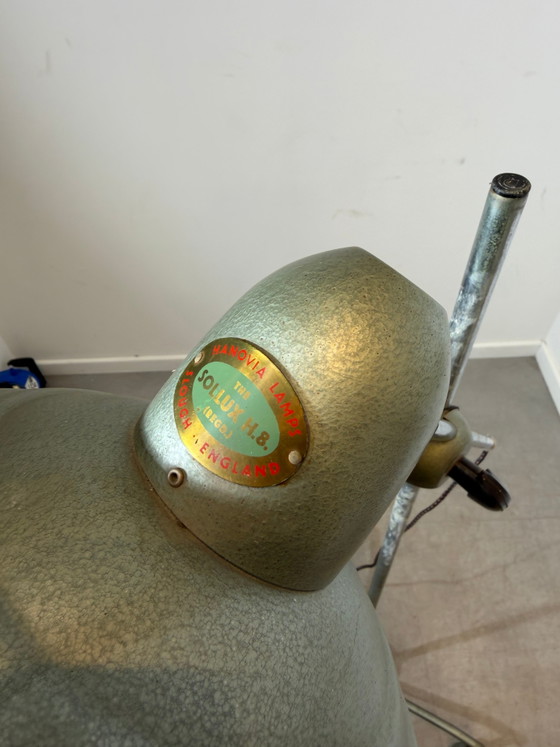 Lampada termica medicale Hannover Sollux H8 – Lampada da terra industriale vintage per terapia – Inghilterra (photo 2 of 5)