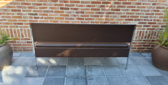 Lange Kistbank In Skaileer Jaren 70 – Bankjes, Metal, Chrome (photo 10 of 15)