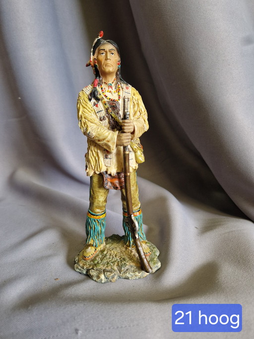 Statue amérindienne 21 cm