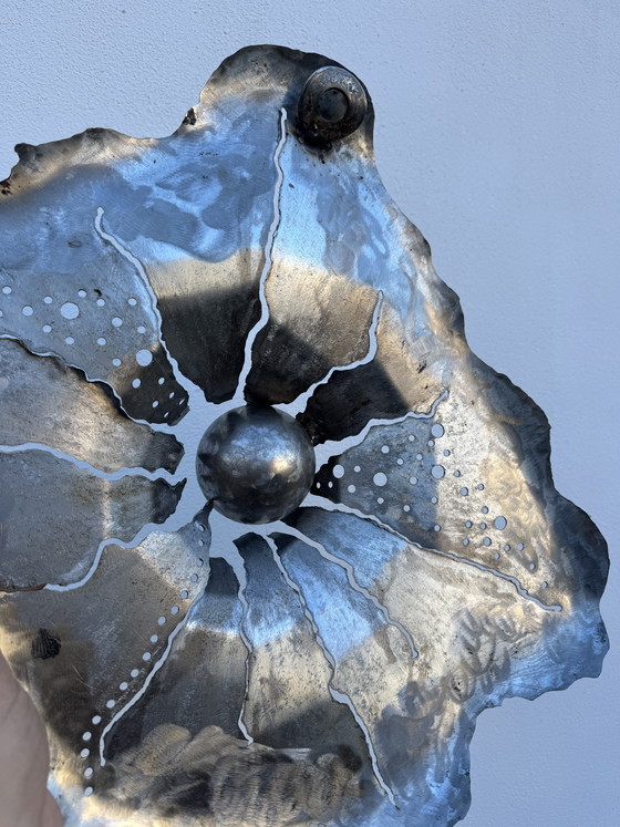 Image 1 of Handcrafted wrought iron wall sculpture