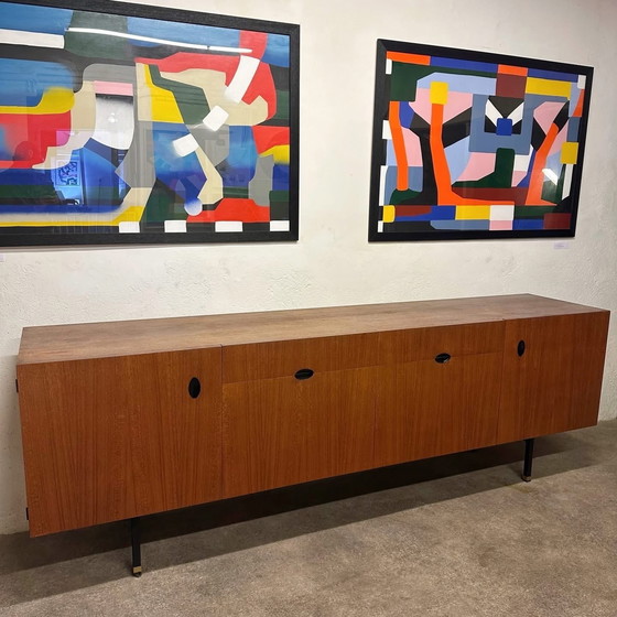 Image 1 of Aparador de teca de Paul Geoffroy, 1950