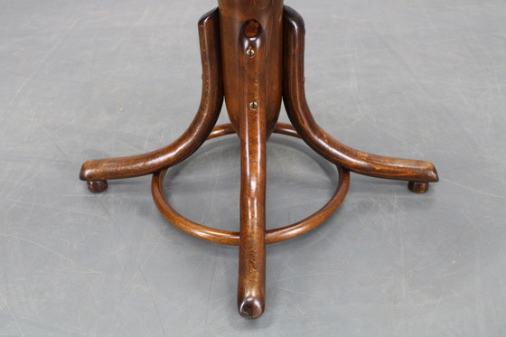 Image 1 of 1930er Klavierhocker aus Bugholz und Buche, Tschechoslowakei