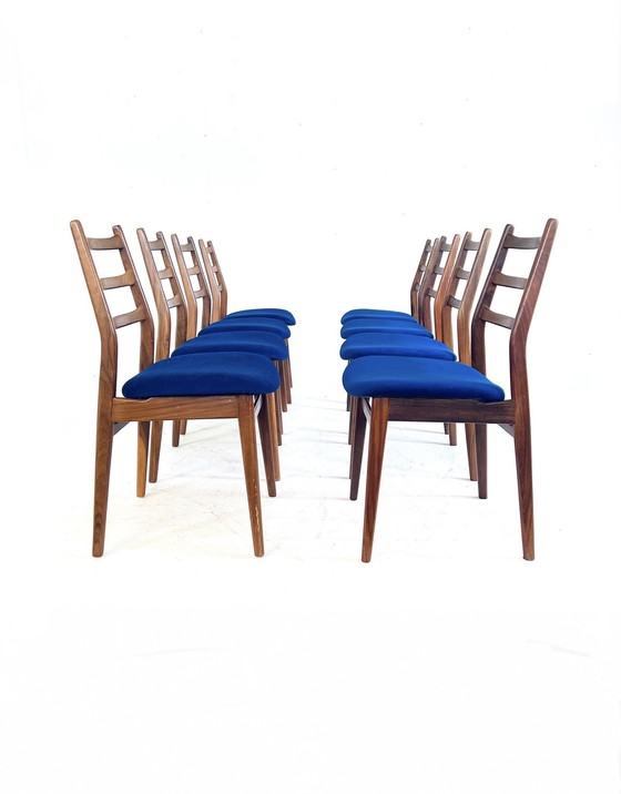 Image 1 of 8x chaise de salle à manger restaurée, Casala '60s