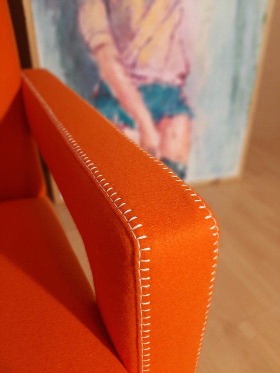 Image 1 of Cassina Utrecht 637 Nuovo mai usato in panno di lana Ruggine arancione (Serie 13L) Punto cavallo