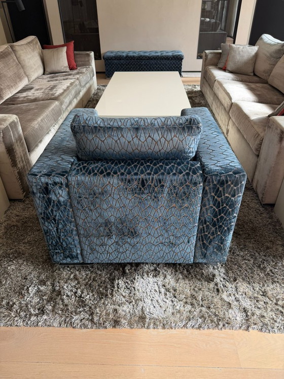 Set completo soggiorno Magazz – Zona salotto, Tessile, Velluto (photo 10 of 13)